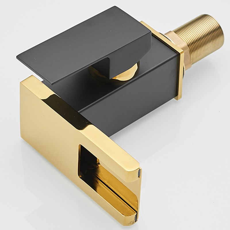 Skorter | Modern Waterfall Spout Sink Faucet with LED Brass Sink Faucet