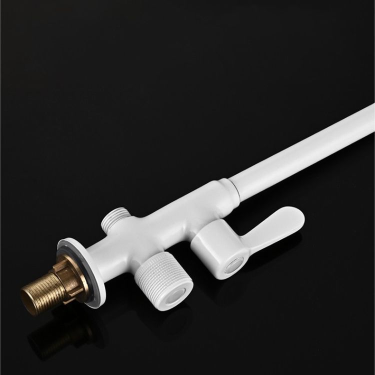 Skorter | Single Cold Water Valve Uniform Color High Arc Deck Mounted Bathtub Faucet