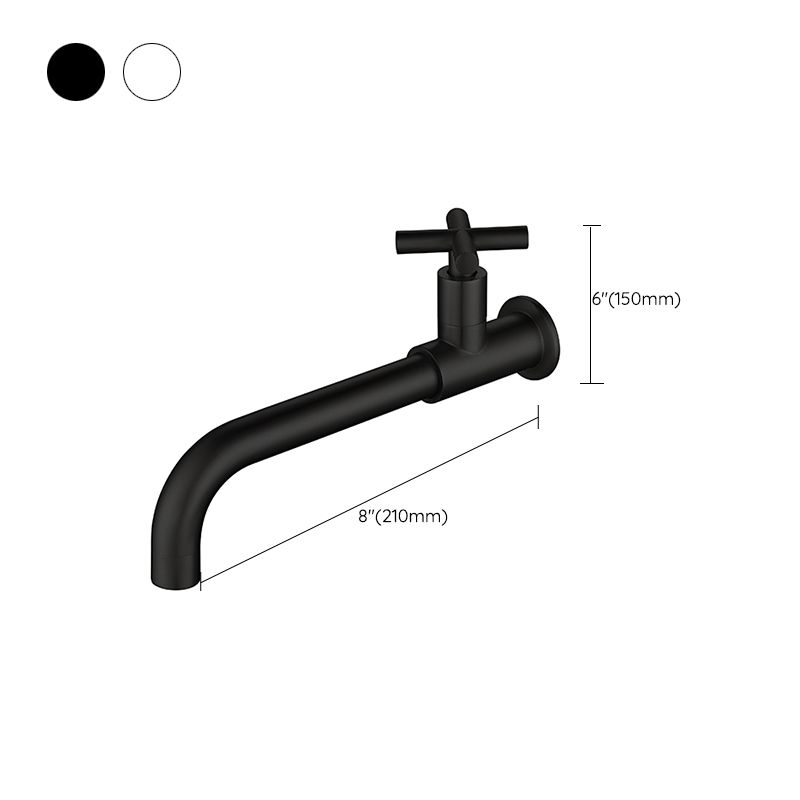 Skorter | Widely used wall-mounted bathroom sink faucet cross handle low arch faucet