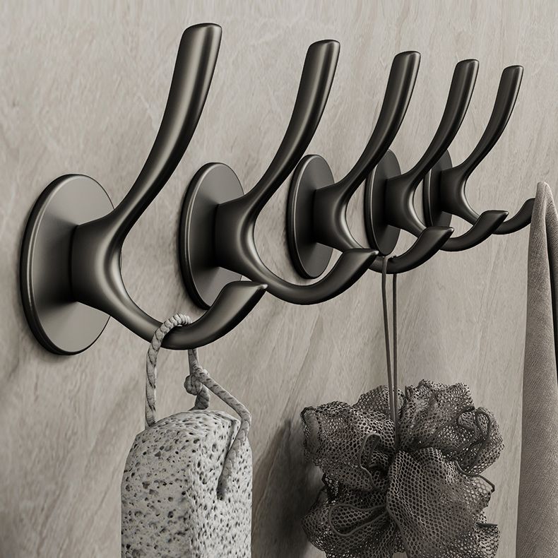 Skorter | 10-piece Bathroom Accessory Set Modern Matte Grey Bathrobe Hooks