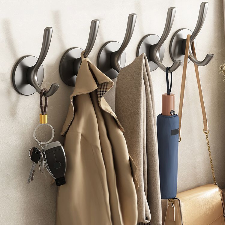 Skorter | 10-piece Bathroom Accessory Set Modern Matte Grey Bathrobe Hooks