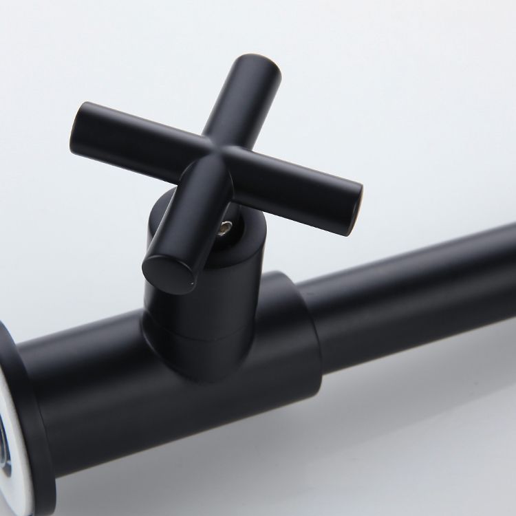 Skorter | Widely used wall-mounted bathroom sink faucet cross handle low arch faucet