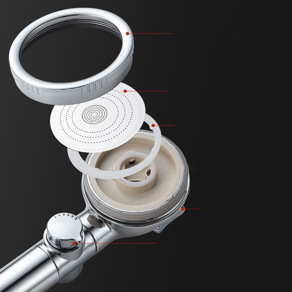 Skorter | Super high pressure shower head 3 spray adjustable water flow round shower head