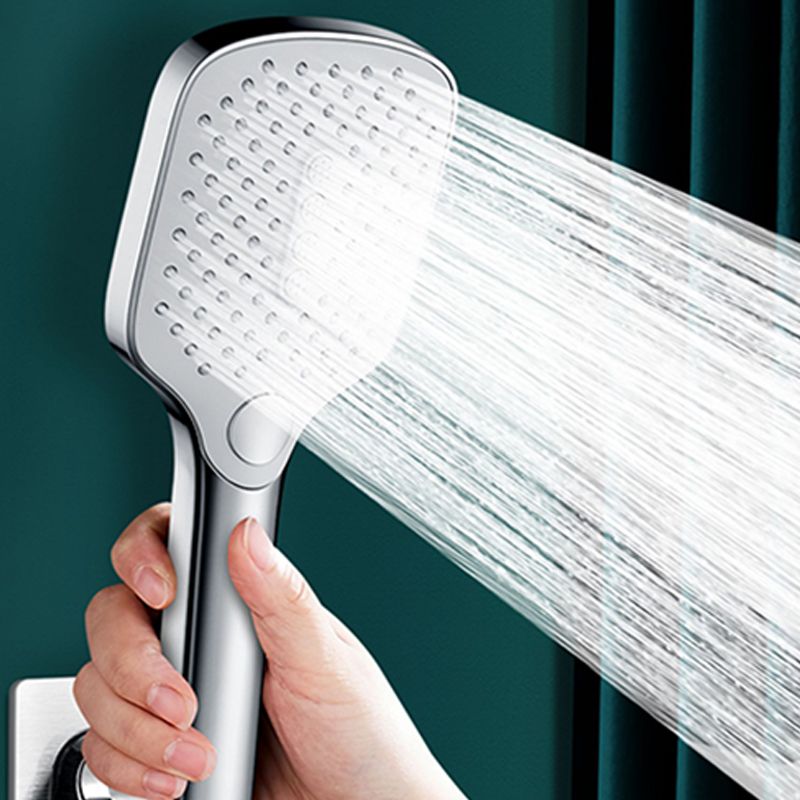 Skorter | Rectangular Self-Cleaning Hand Shower Adjustable Spray Pattern Wall-Mounted Hand Shower