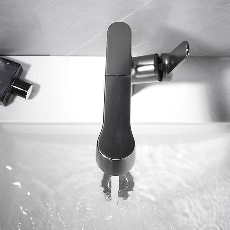 Skorter | 1-Handle Brush Nickel Widespread Faucet Single Hole Bathroom Vessel Faucet with Brass