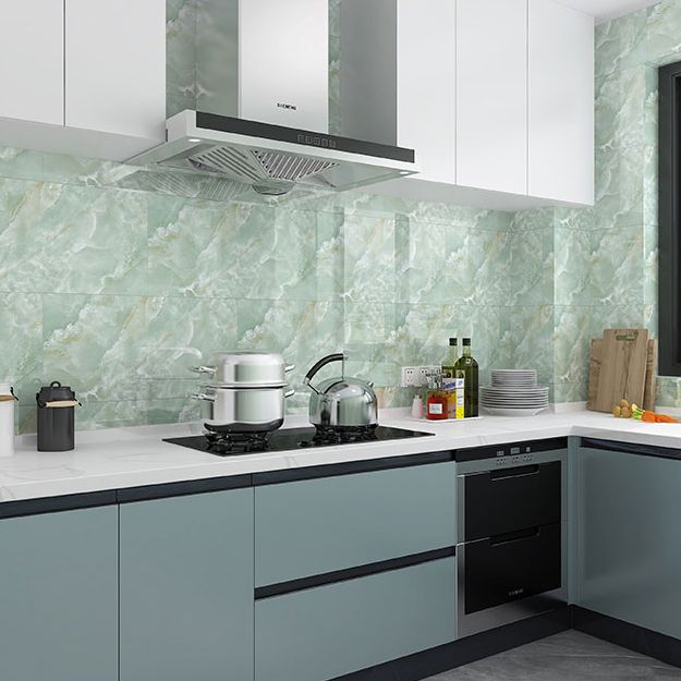 Skorter | 12" x 24" Marbling Single Panel Waterproof Splashback Wall Tile for Bathroom