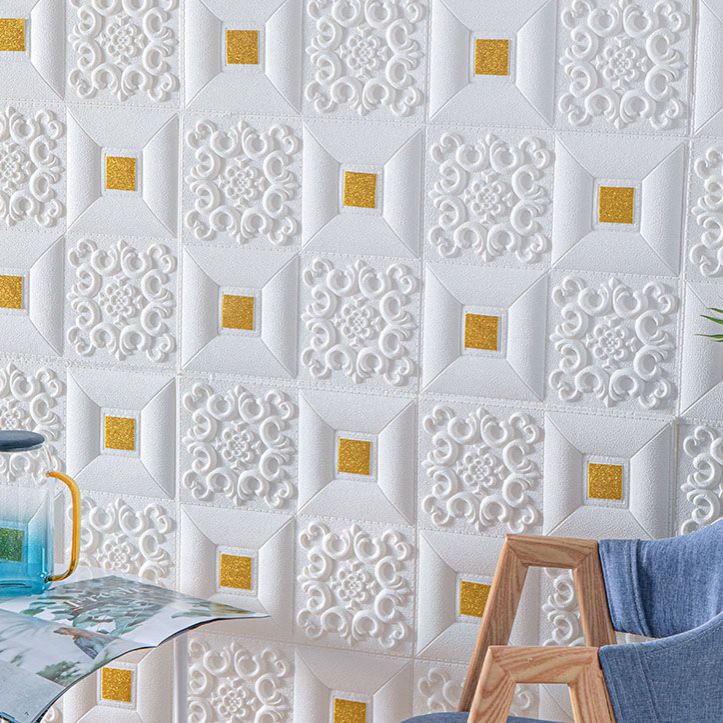 Skorter | Modern Tin Wall Panel Smooth Wall Ceiling XPE Cotton Set of 1