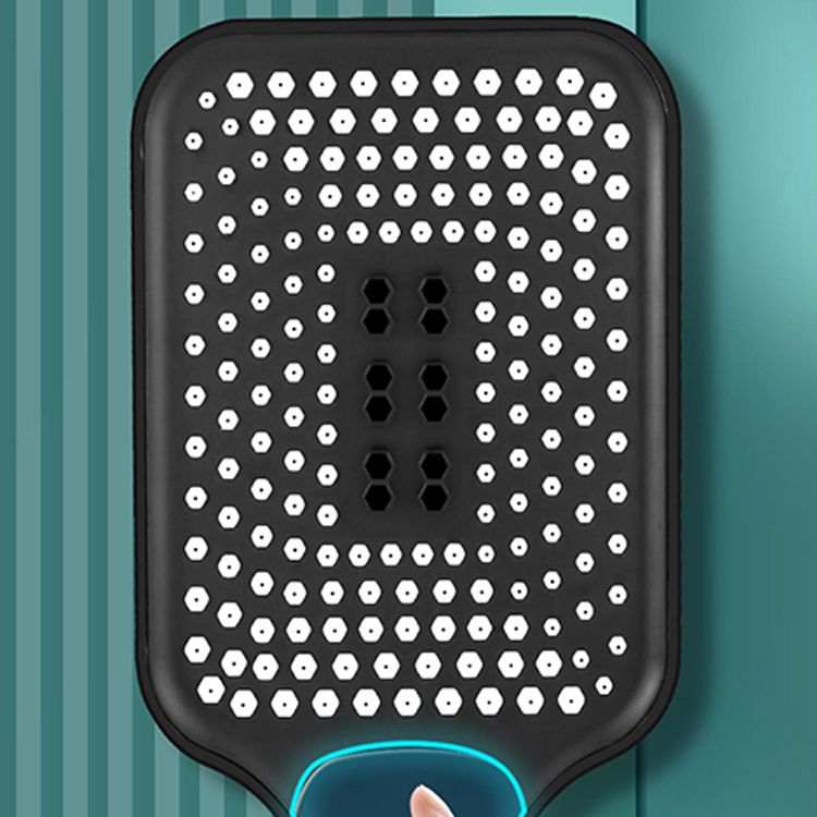 Skorter | Modern Rectangular Hand Shower in Black 3 Spray Wall Mounted Hand Shower