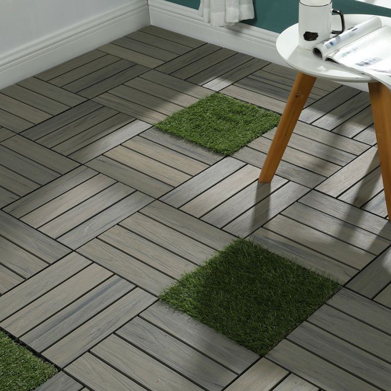 Skorter | Square Click Paver Tiles Striped Pattern Tiles