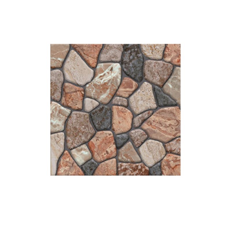 Skorter | Pattern Matte Color Stone Peel and Stick Mosaic Tile Peel and Stick Tile Set of 5
