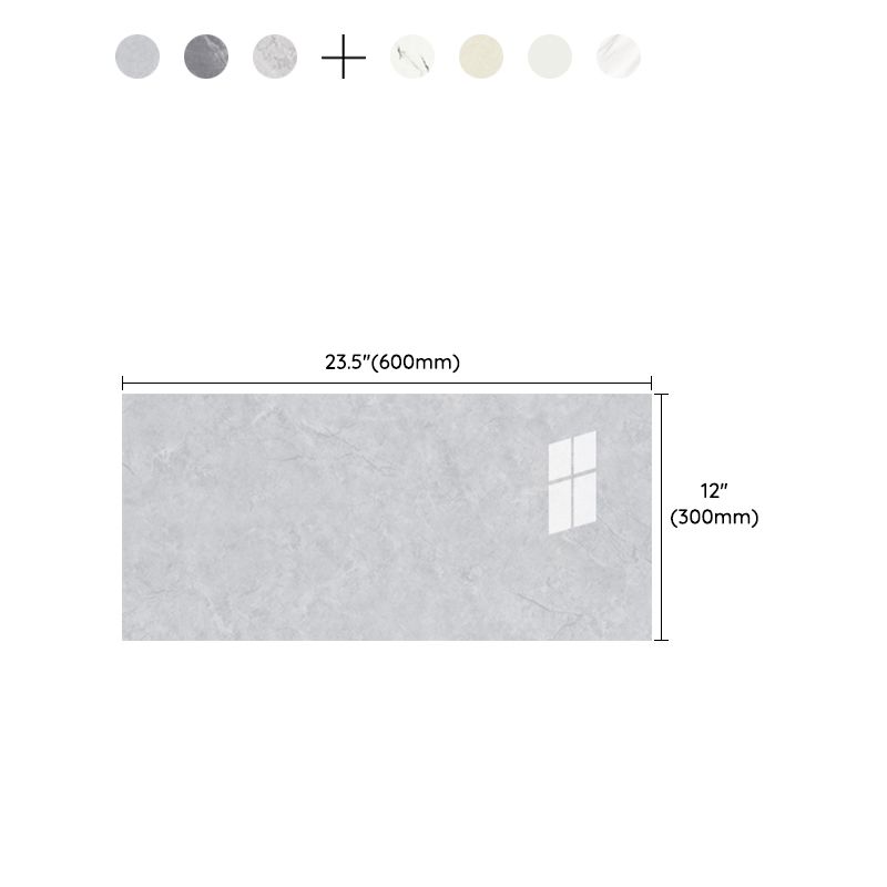 Skorter | 12" X 23" PVC rectangular Peel and Stick wall tile kitchen and bath backsplash