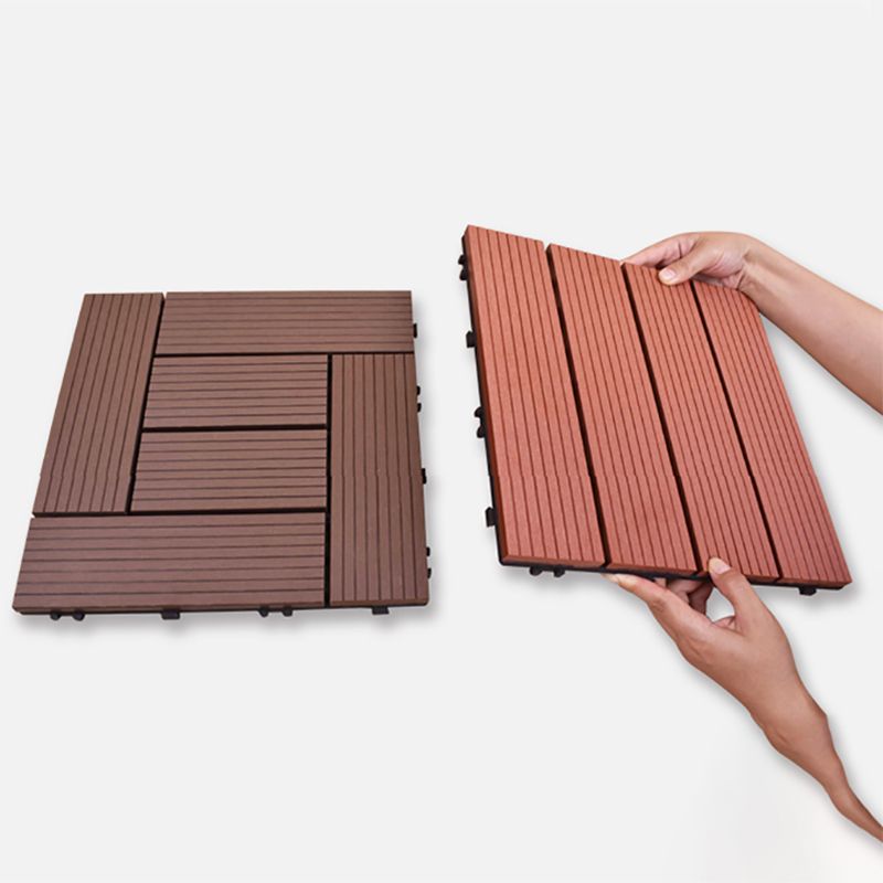 Skorter | 12" X 24" Deck/Pavement Floor Tiles 4-Slat Decking Tiles