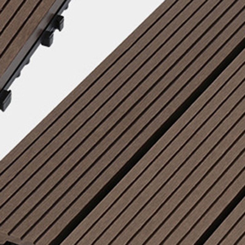 Skorter | 12" X 12" Deck/Patio floor tiles 4-Slat Square for outdoor patio tiles