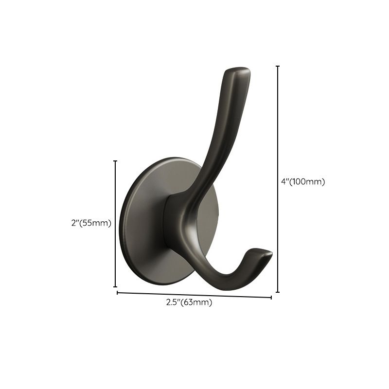 Skorter | 10-piece Bathroom Accessory Set Modern Matte Grey Bathrobe Hooks