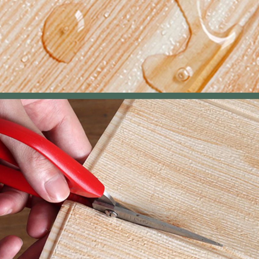 Skorter | Modern Imitation Wood Grain Wall Access Panel Peel-and-Stick Foam Back Panel