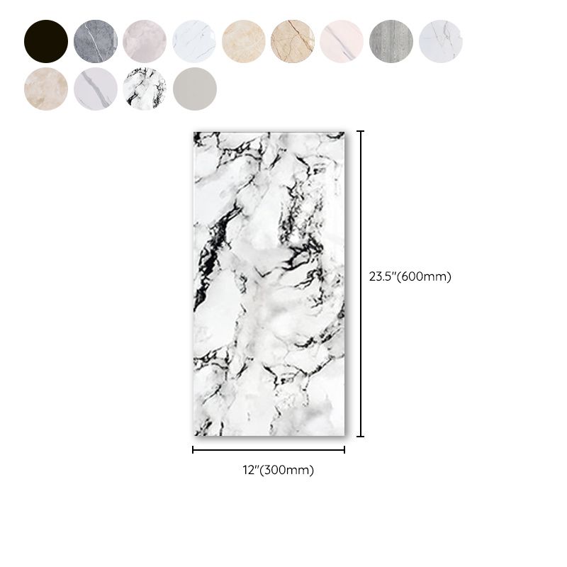 Skorter | Marbled scratch-resistant PVC tile Peel and stick tile for backsplash wall