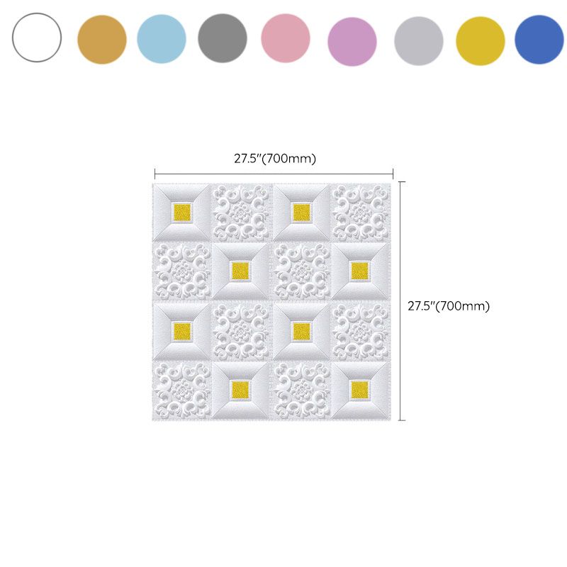 Skorter | Modern Tin Wall Panel Smooth Wall Ceiling XPE Cotton Set of 1