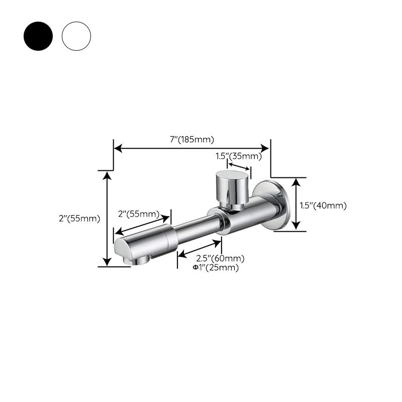 Skorter | Widely used wall-mounted bathroom sink faucet cross handle low arch faucet