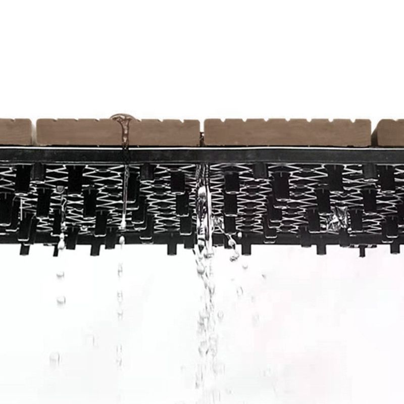 Skorter | 12" X 12" Deck/Patio floor tiles 4-Slat Square for outdoor patio tiles
