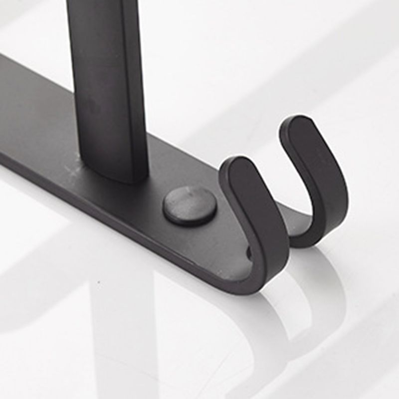 Skorter | Modern black aluminum bathroom furniture set towel bar bathroom fittings