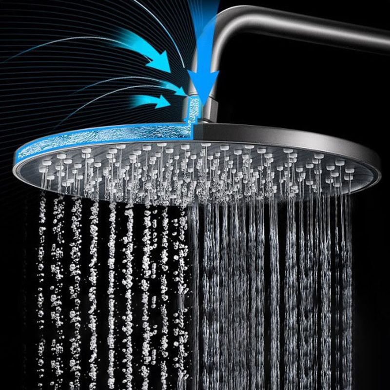 Skorter | Modern Bathroom Standard Showerhead Rainfall Square Ceiling Mounted Showerhead