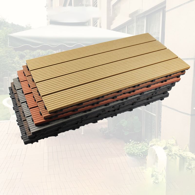 Skorter | 12" X 24" Deck/Pavement Floor Tiles 4-Slat Decking Tiles
