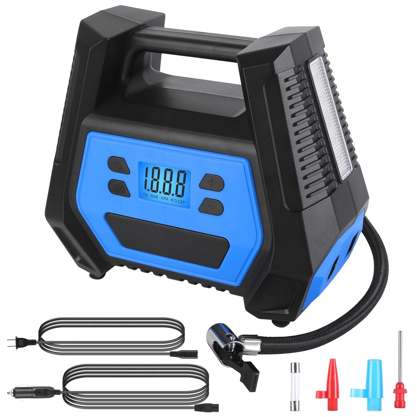 Skorter | 120W Max Power Portable Tire Pump with Digital Display LED Light