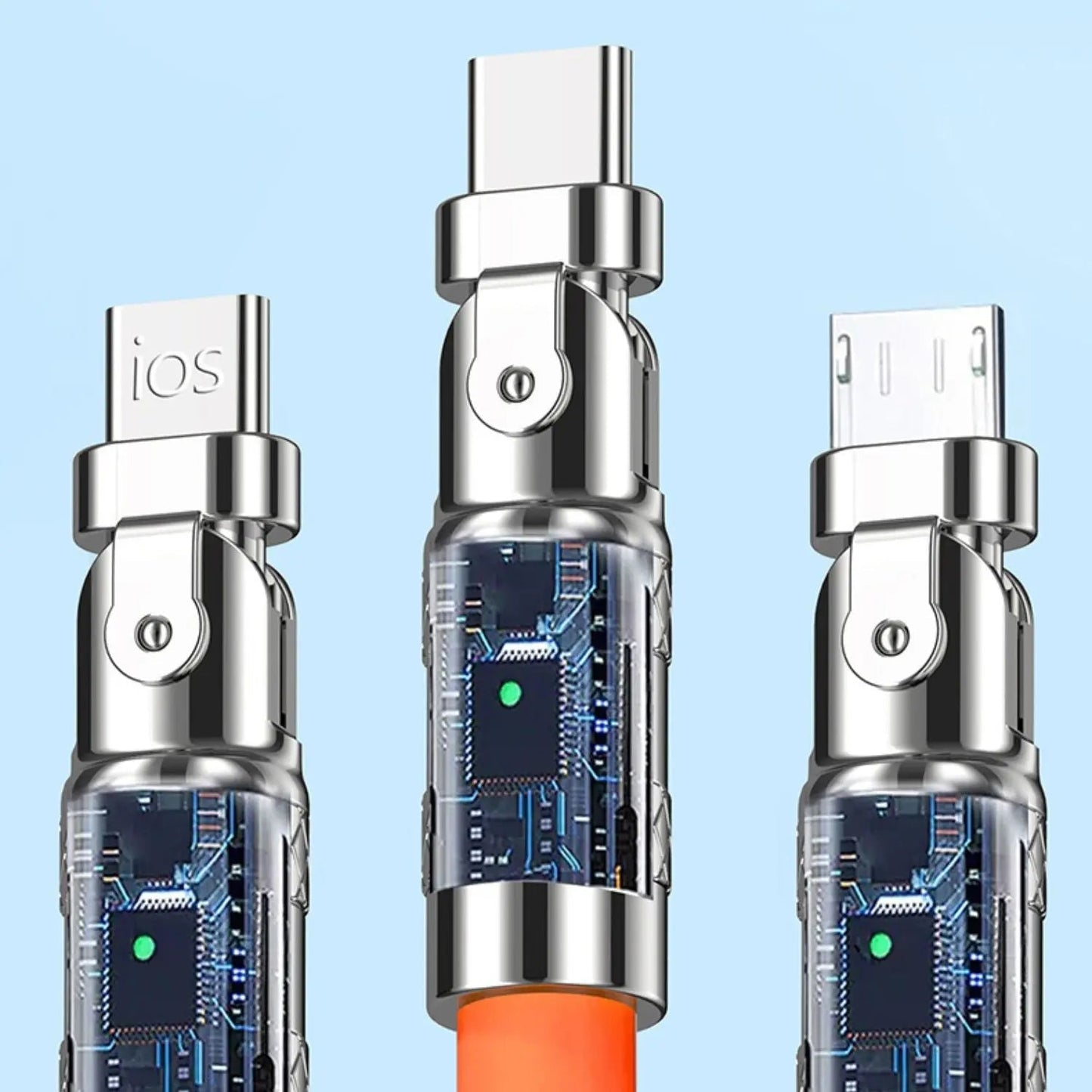 Skorter | Fast 120W Triple Charging Cable - Simple and Efficient