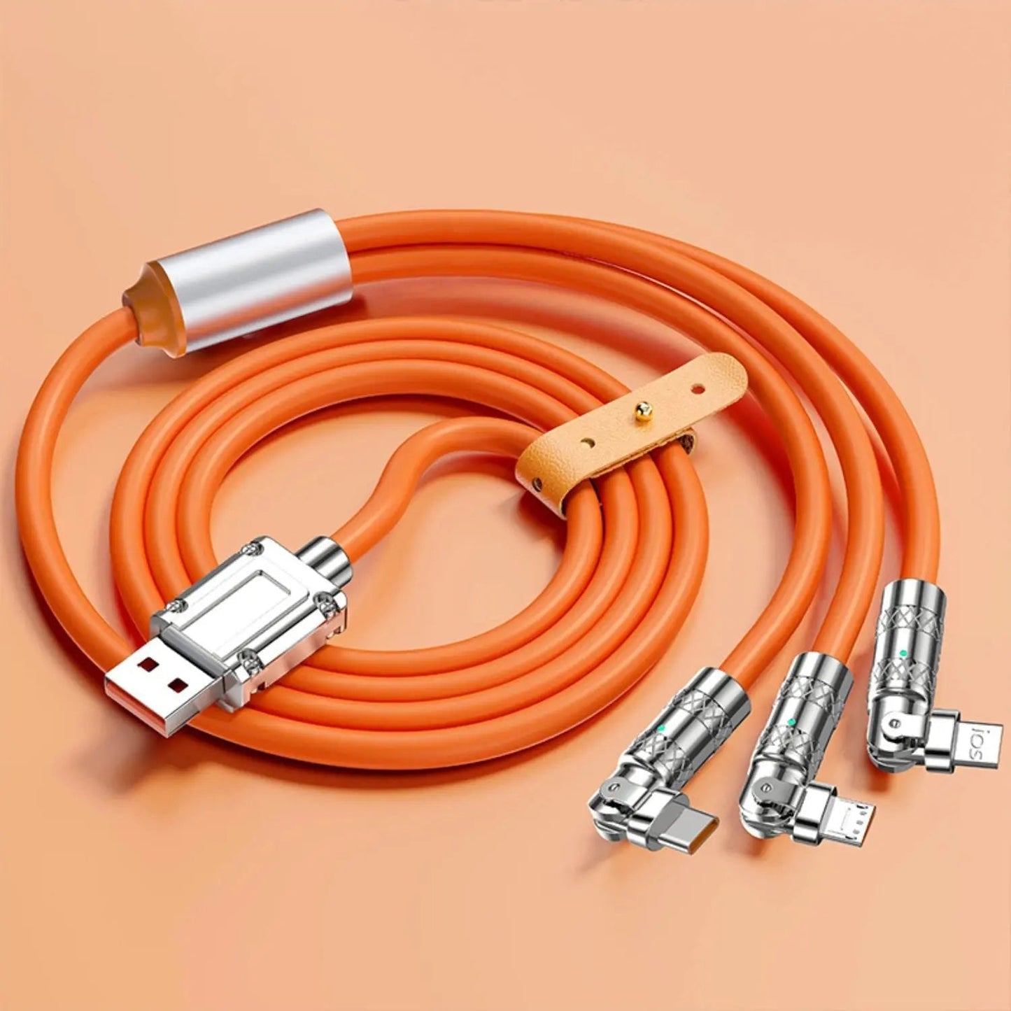 Skorter | Fast 120W Triple Charging Cable - Simple and Efficient