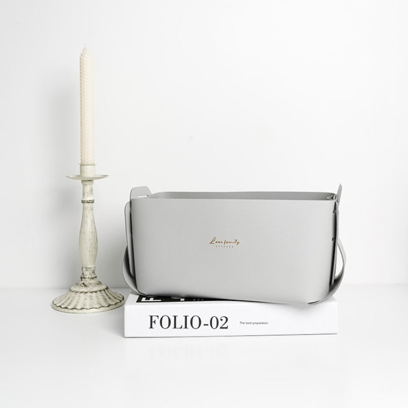 Skorter | Faux leather storage baskets