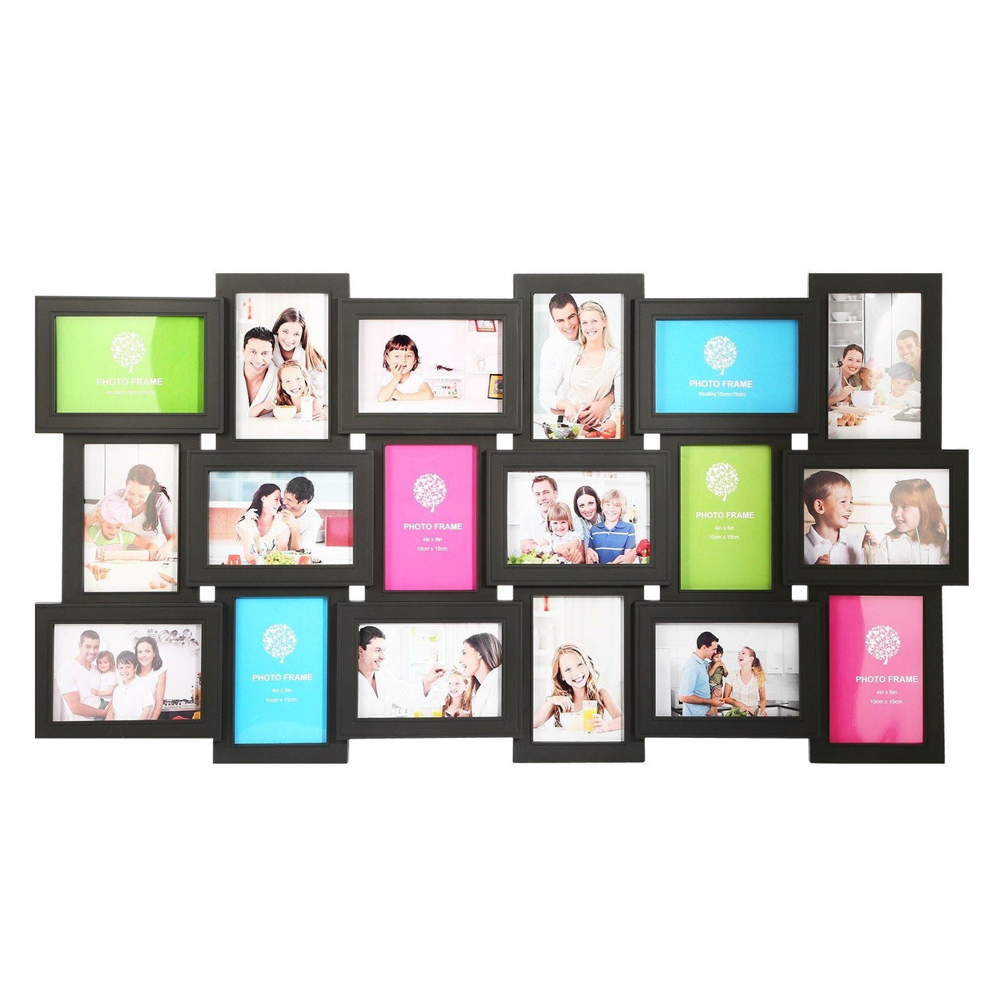 Skorter | 12/18 Picture Frames Collage for Pictures in 4" x 6" Glass Protection