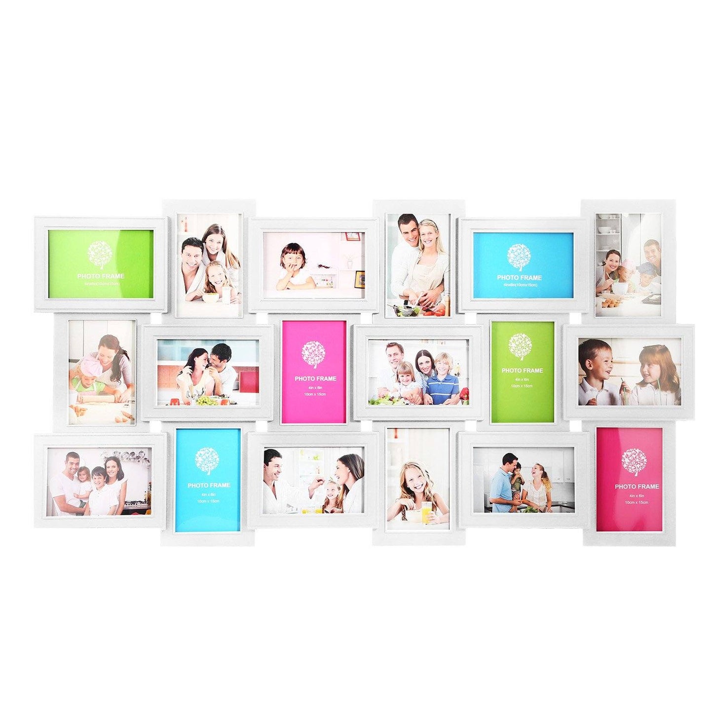 Skorter | 12/18 Picture Frames Collage for Pictures in 4" x 6" Glass Protection