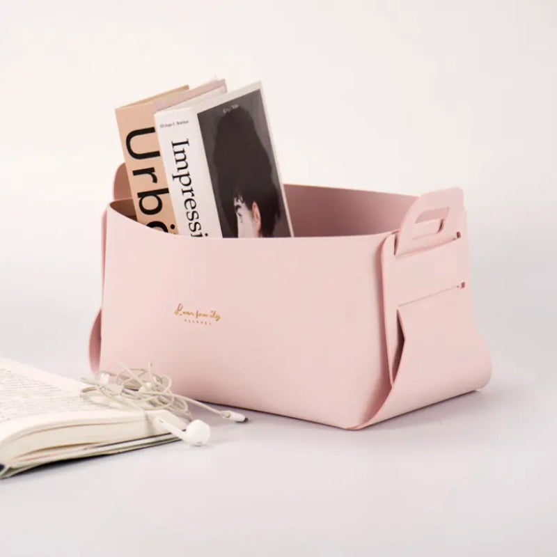 Skorter | Faux leather storage baskets