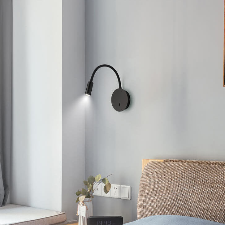 Skorter | Minimalist 1-light LED wall lamp with 360-degree adjustability