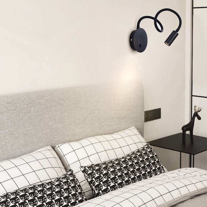 Skorter | Minimalist 1-light LED wall lamp with 360-degree adjustability