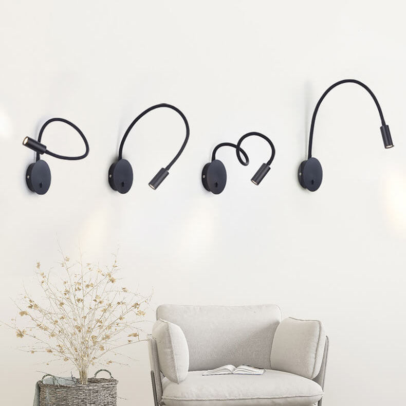 Skorter | Minimalist 1-light LED wall lamp with 360-degree adjustability