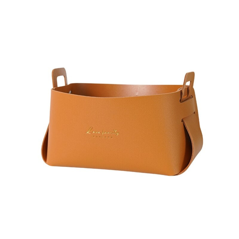 Skorter | Faux leather storage baskets