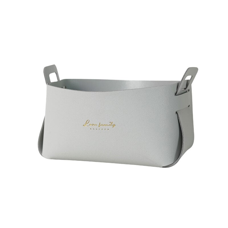 Skorter | Faux leather storage baskets