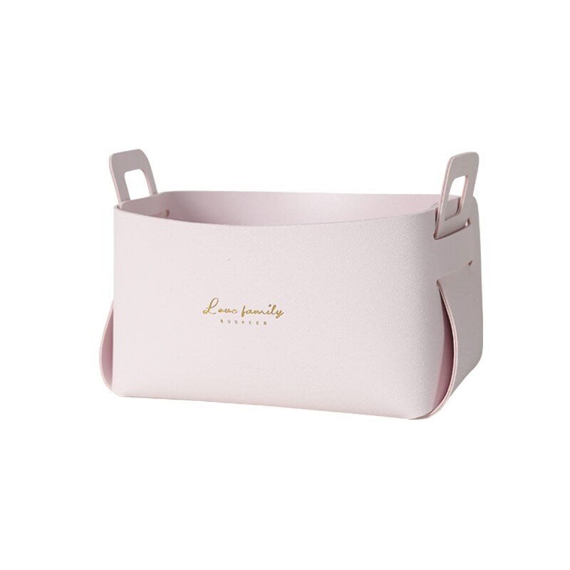 Skorter | Faux leather storage baskets