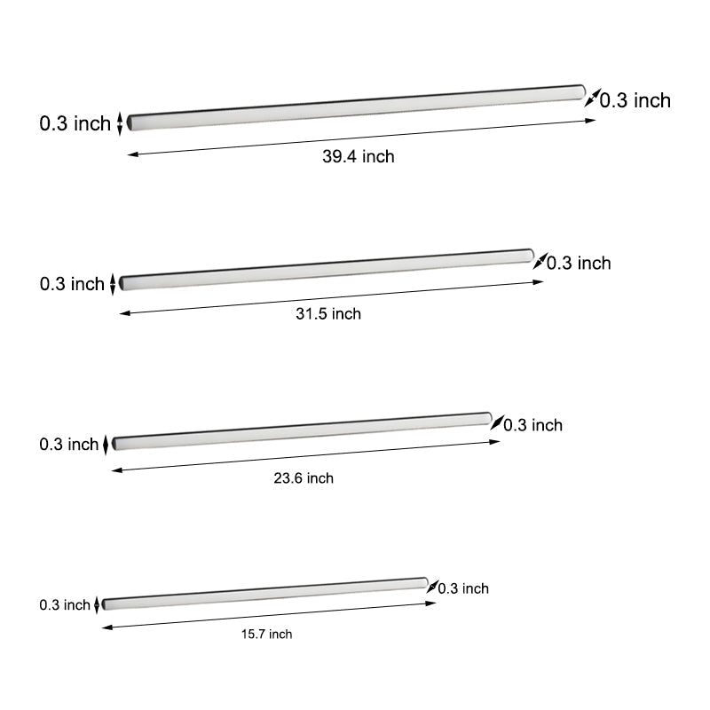 Skorter | KastLys - 6 pcs Long 12V LED Strips for Cabinet Lighting