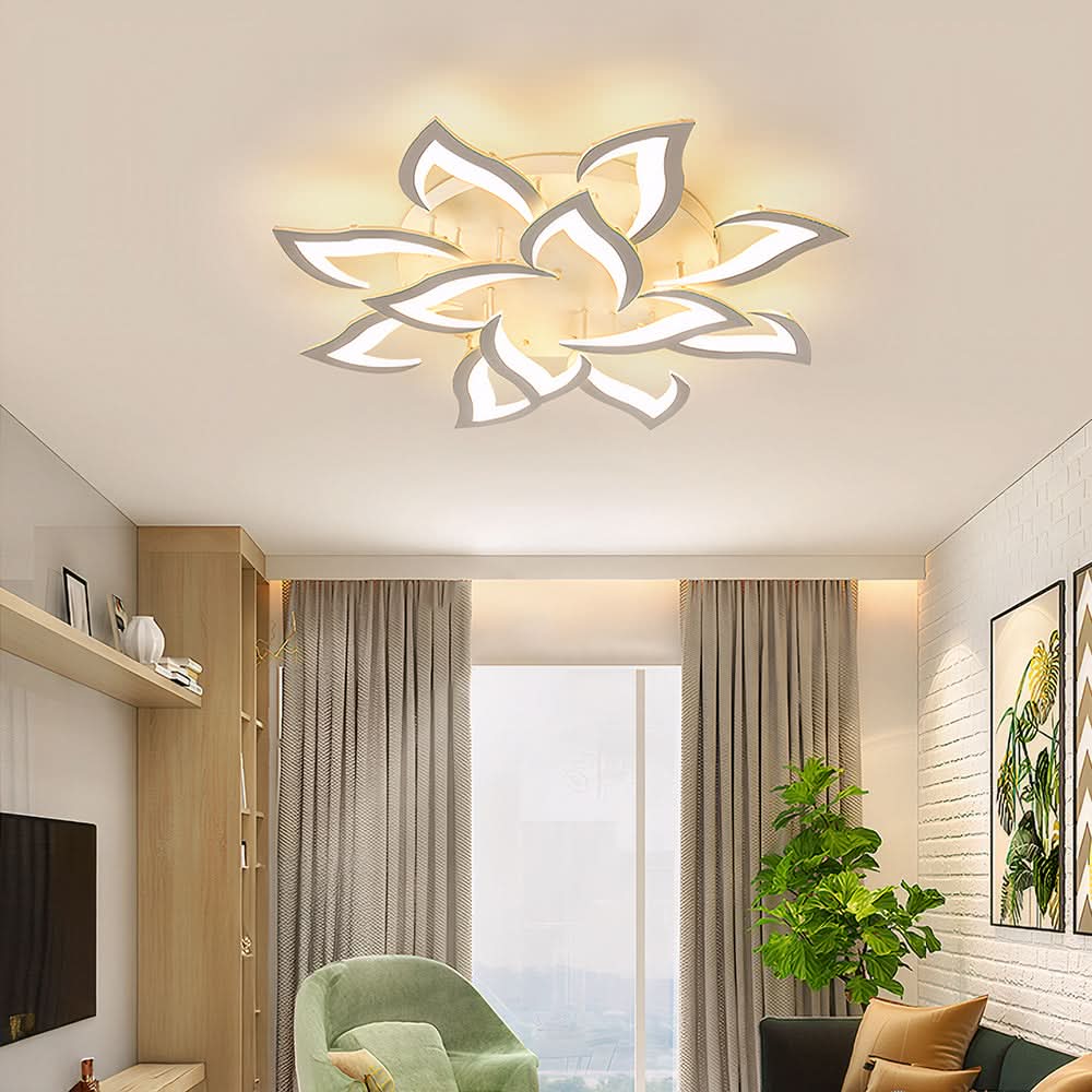 Skorter | Modern Flower-Shaped LED Ceiling Light for Home Décor