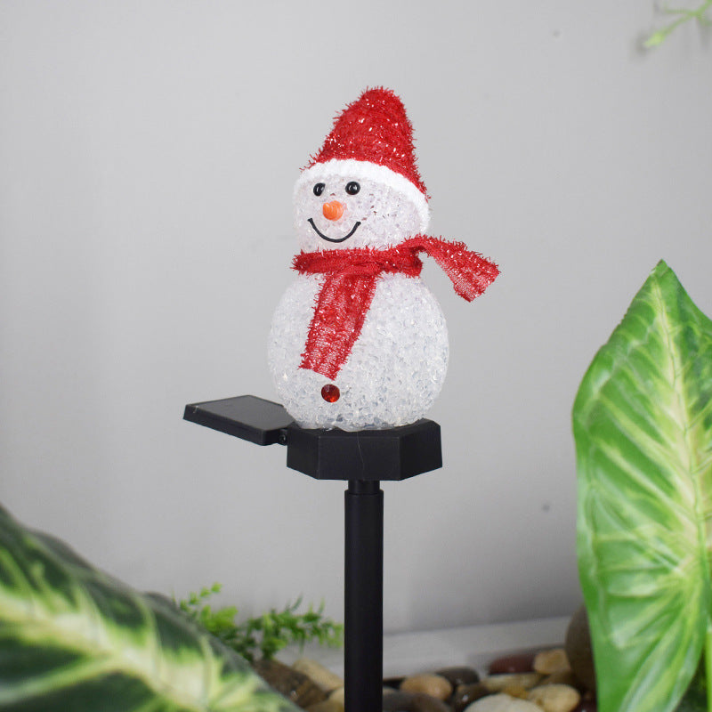skorter | Super Cute Waterproof Solar-Powered Snowman Lamp