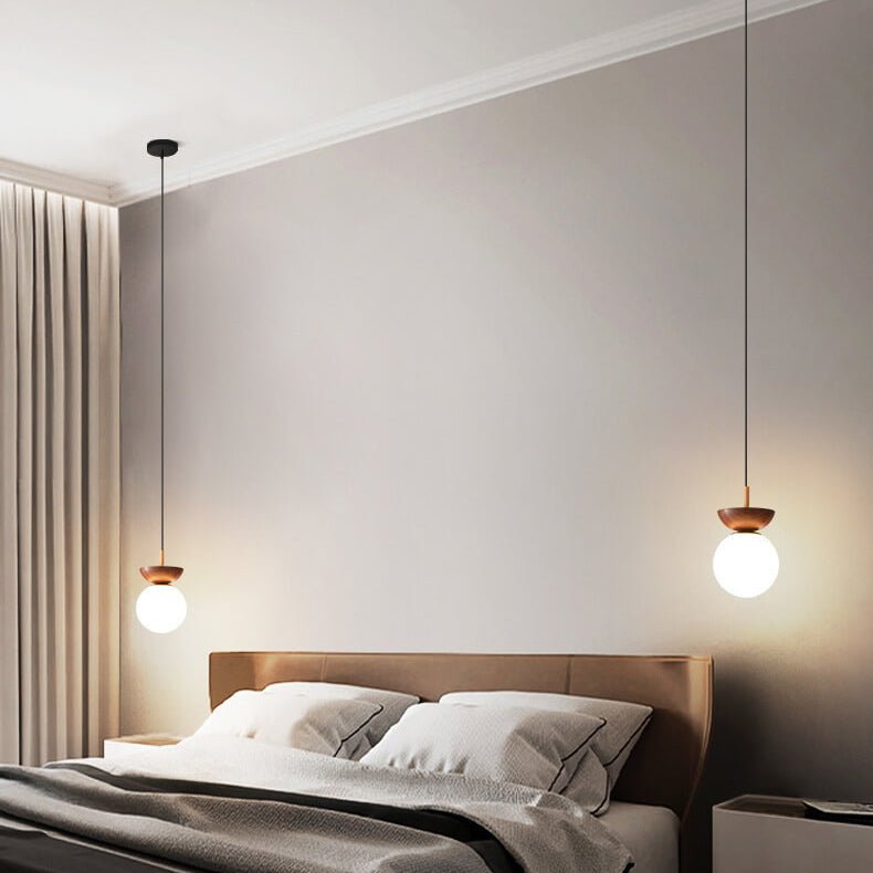 Skorter | Hikari Japanese LED Ceiling Light – Minimalist Wooden Frame Zen Lamp