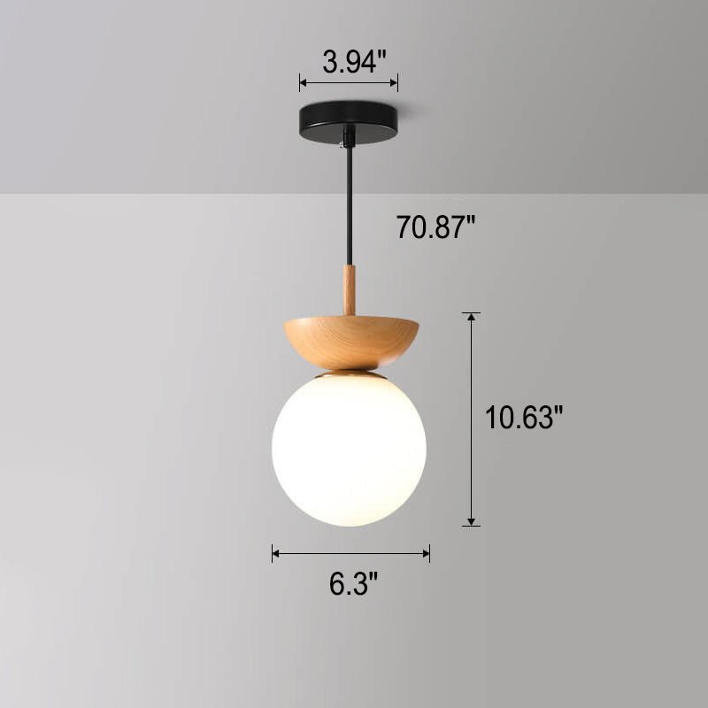 Skorter | Hikari Japanese LED Ceiling Light – Minimalist Wooden Frame Zen Lamp