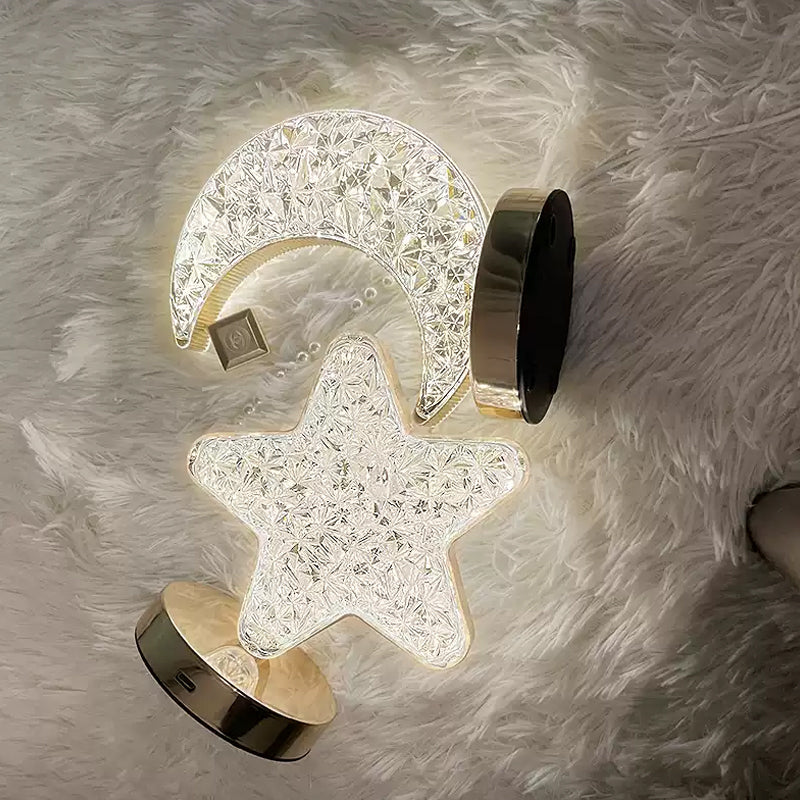 skorter | Star Moon Metal Table Lamp