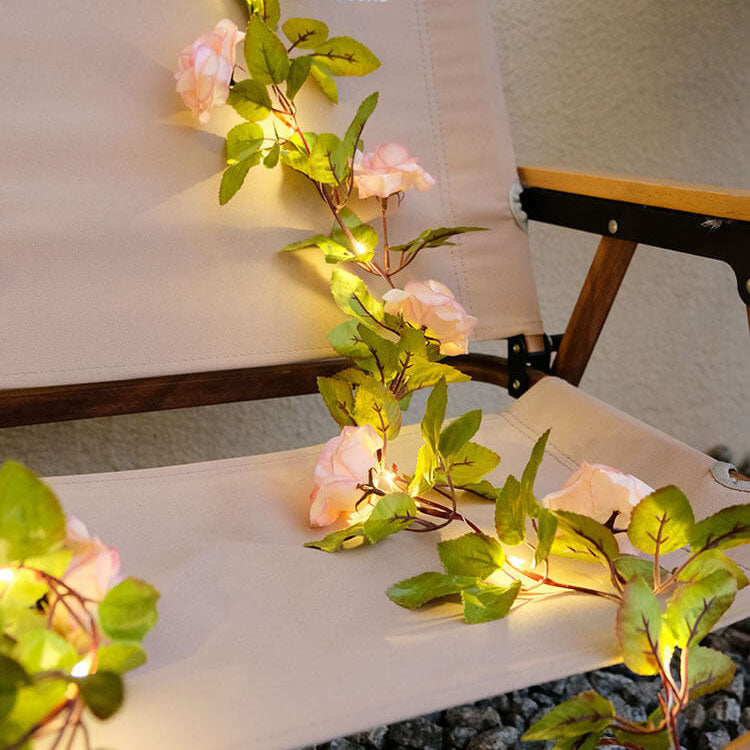 Skorter | Solar Outdoor waterproof shockproof Rose Outdoor LED string lights