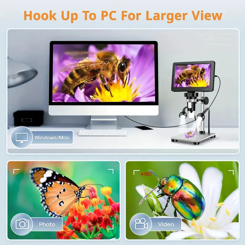 Skorter | 12MP Ultra-precise focusing soldering microscope