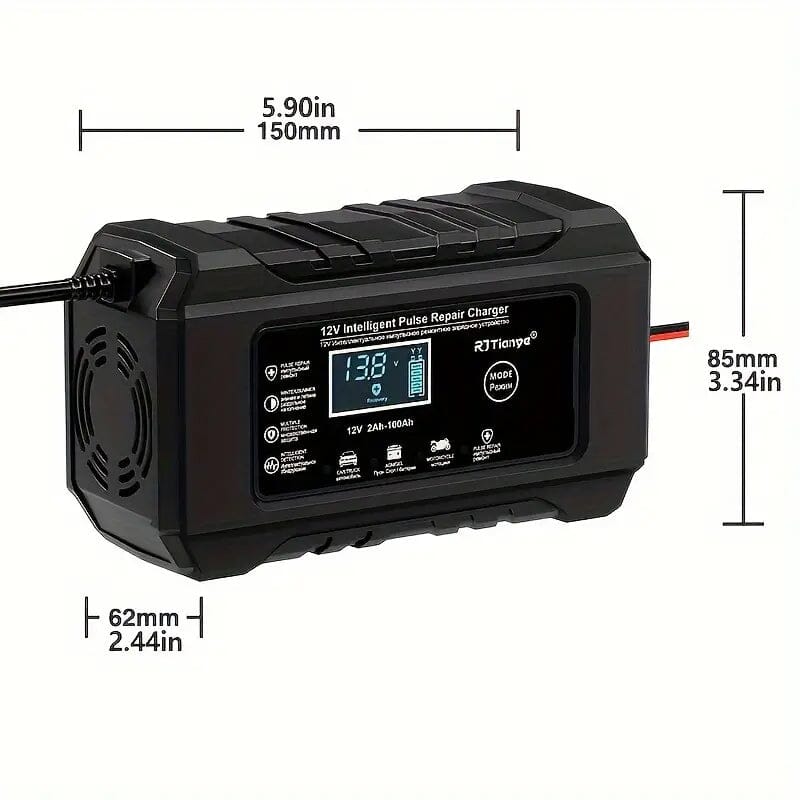 Skorter | 12V Intelligent Pulse Repair Smart Battery Charger