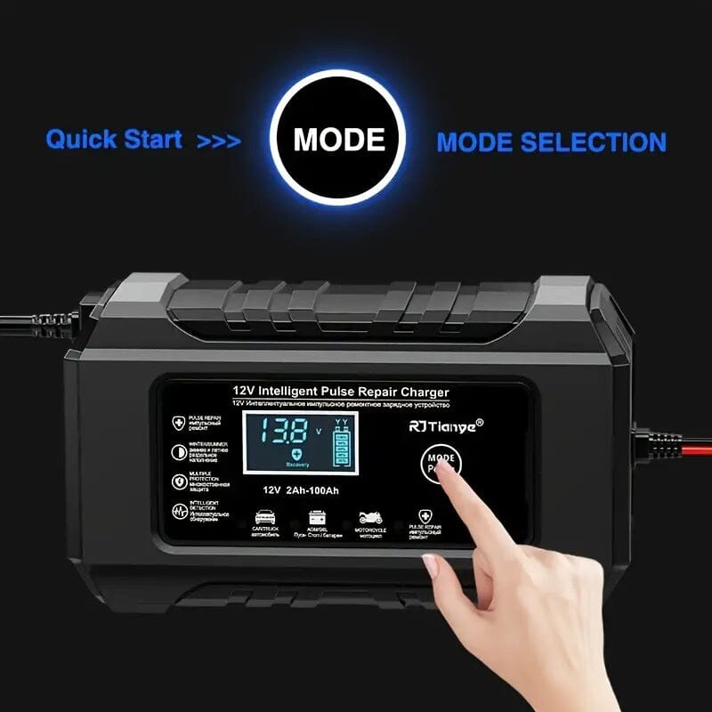 Skorter | 12V Intelligent Pulse Repair Smart Battery Charger