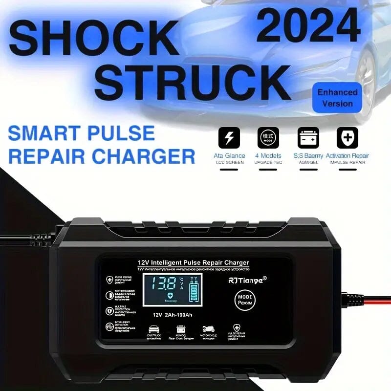 Skorter | 12V Intelligent Pulse Repair Smart Battery Charger